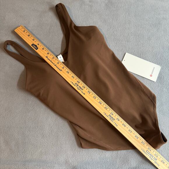 Lululemon Align Bodysuit Java 6 Basic Staple Capsule Basic Neutral Brown - Picture 9 of 9